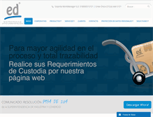 Tablet Screenshot of estrategiasdocumentales.com